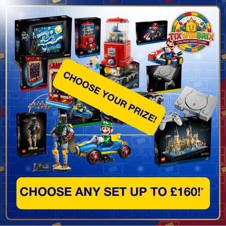 WIN AND PICK ANY LEGO SET UP TO £160 (rrp)